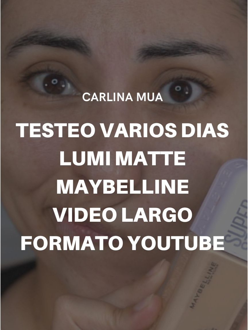 Testeo varios días lumi matte de @maybelline, esto es un video formato youtube que subo a mi canal para que vayan a suscribirse a el :) IG @carlinamua Youtube: Carlina MUA #lumimattefoundation #superstaylumimatte #maybellinelumimatte #foundations #maquillajechile #makeupchile #makeup #reseñasdemaquillaje #makeupreview #carlinamuareseñas #maybellinechile