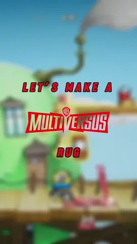 Lets Make A Multiversus Rug! 🪐🥊 @MultiVersus #fyp #multiversus #viral #customrug #multiversusgame #rugtufting 
