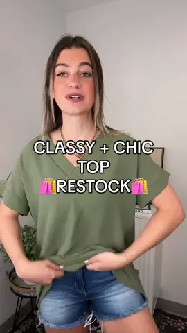 super classy + chic!!!💖 we love this top and how versatile it is 🛍️💐 Madison + Mallory is a trendy online boutique with affordable fashion! We show the same outfits in different sizes! Fast shipping, same day! Winter fashion outfit ideas posted daily! We help you with style ideas “how to style jeans” “how to style a sweater” or “how to style a bra top” #restock #springfashion #affordablefashion #springarrival #relaxedtop 