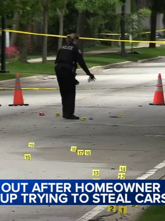 The homeowner who fired his gun said he did what had to be done after suspects broke into his home to steal his car keys. #news #winnetka #homeinvasion #shootout