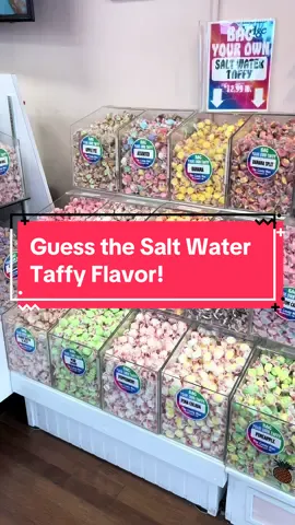 Do you think you have what it takes?! Come and try our Salt Water Taffy guessing game today!  🩷 Comment your favorite flavor!😋🍬 🩷 #candy #chocolate #taffy #saltwatertaffy #fudge #homemadefudge #truffles #handmadetruffles #newseries #nbpt #newburyport #candy #candychallenge #taffychallenge #newburyportma #fyp #thecandymannbpt #thecandyman