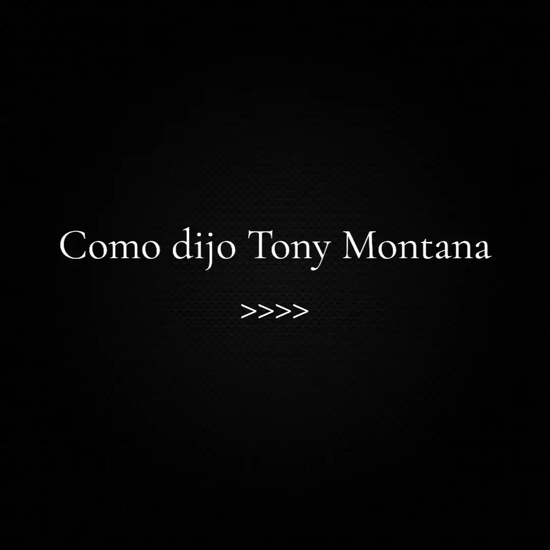 #tonymontana #scarface #frases #frasesyreflexiones  #negocios #dinero #socios #parati #fyp #madebystarboy #sigueme 