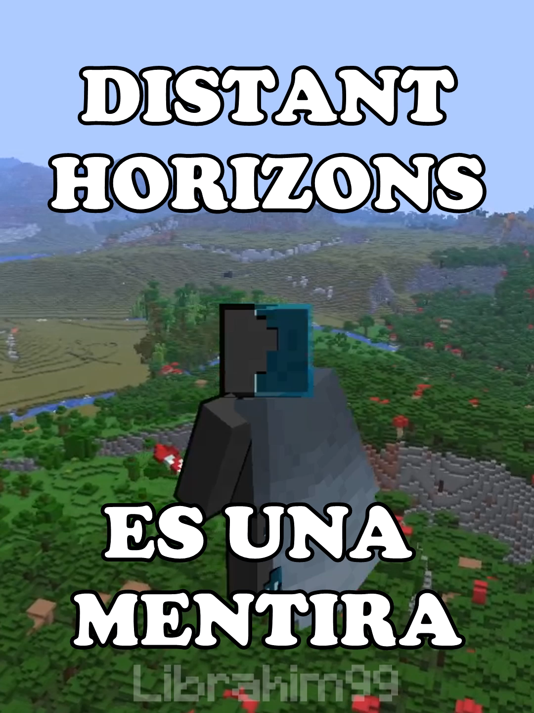 Este mod es una mentira! #Minecraft  #distanthorizons #minecraftmods #minecraftmemes  #minecraftbuilding #minecrafttutorial #editsminecraft🌱 #editsminegirls🦋 #editsminegirl___ #edits #edit #gamer #gaming  #gameplay  #GamingOnTikTok #fypシ゚viral  #ella #el