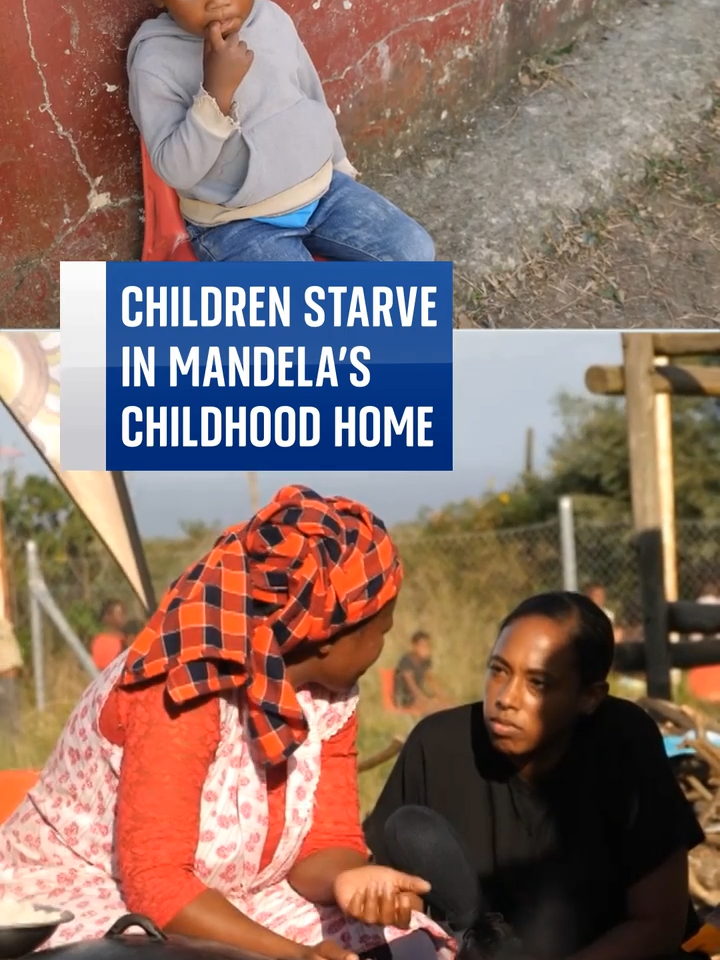 Children starve in birthplace of Nelson Mandela as South Africa election looms #southafrica #nelsonmandela #election