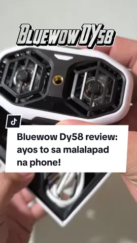 Bluewow Dy58 review: ayos to sa malalapad na phone! #phonecooler #gamingcooler #phoneaccessories #gamingessentials #mobileradiator #bluewow #dy58 