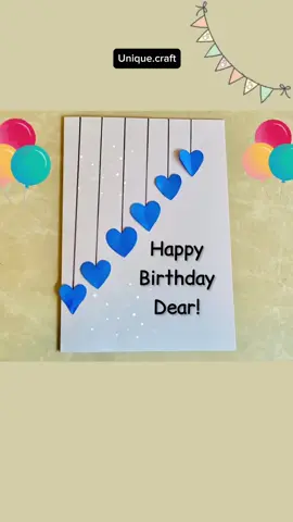 Birthday Card #craft #gift #viralvideo #foryoupage #deartiktokteamdontunderviewmyvideos #unfreezemyaccount 