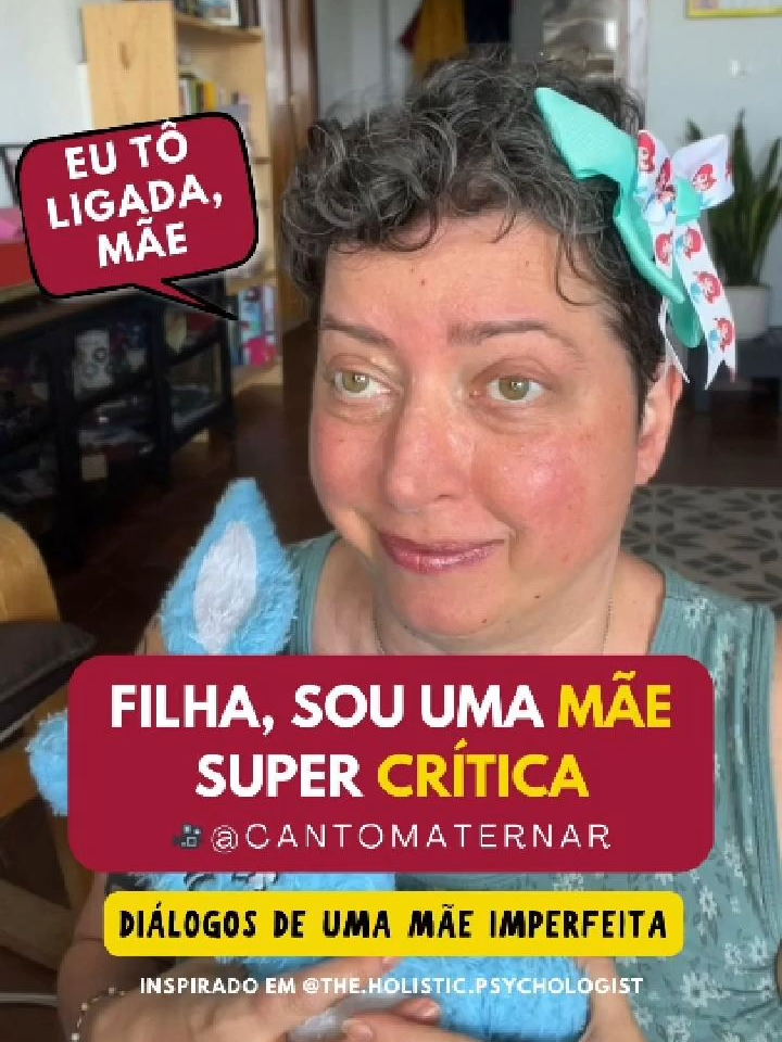 Mães que foram muito cobradas na infância acabam se tornando muito exigentes, o que pode ser muito desgastante para os filhos. Você se identifica com essa criança? Se identifica com essa mãe? O que achou desse novo vídeo da série Diálogos de uma Mãe Imperfeita? Conta pra mim nos comentários! 👉 Inscreva-se no meu curso Despertar da Criança Interior pelo link do meu perfil Neste curso Despertar da Criança Interior, eu te ensino a reconhecer padrões que você trouxe da sua infância e curar dores da sua criança interior, o que vai te ajudar a melhorar a relação com seus filhos. Vídeo: Maíra Soares (@cantomaternar) inspirado no perfil @the.holistic.psychologist (Dr. Nicole LePera)