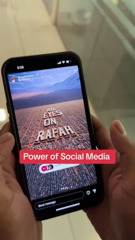 I'm not someone in the right position or in power to speak about what's happening right infront of us , but Social Media has the power to let the world know what is actually going on in Rafah #alleyesonrafah #theanilobo 