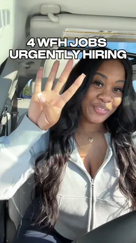 4 WFH JOBS YOU SHOULD RUN AND APPLY TO NOW! #wfhjobs #wfhmom #wfhjobshiringimmediately 