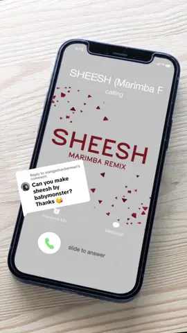 Replying to @xiangjethackerman Embrace the BABYMONSTER energy with our ‘SHEESH’ marimba ringtone! 🎶💥 Let’s ride the K-pop wave with these killer vibes! Link in bio 🥰👌🏽 #BabymonsterSheesh #babymonster #sheesh #kpopfyp #kpop #kpopedit #tuunes #ringtones 