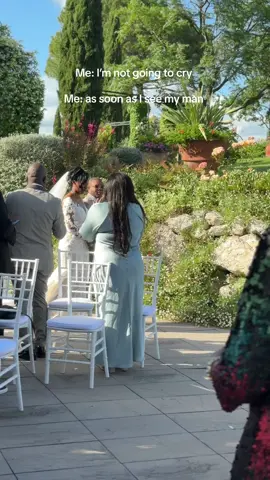 I didn’t even make it down the aisle 🤣🤣 Everyone looking for tissues was so funny to me.  #foryou #fyp #destinationwedding #ukwedding #italywedding #2024wedding #weddingday #weddingtiktok 