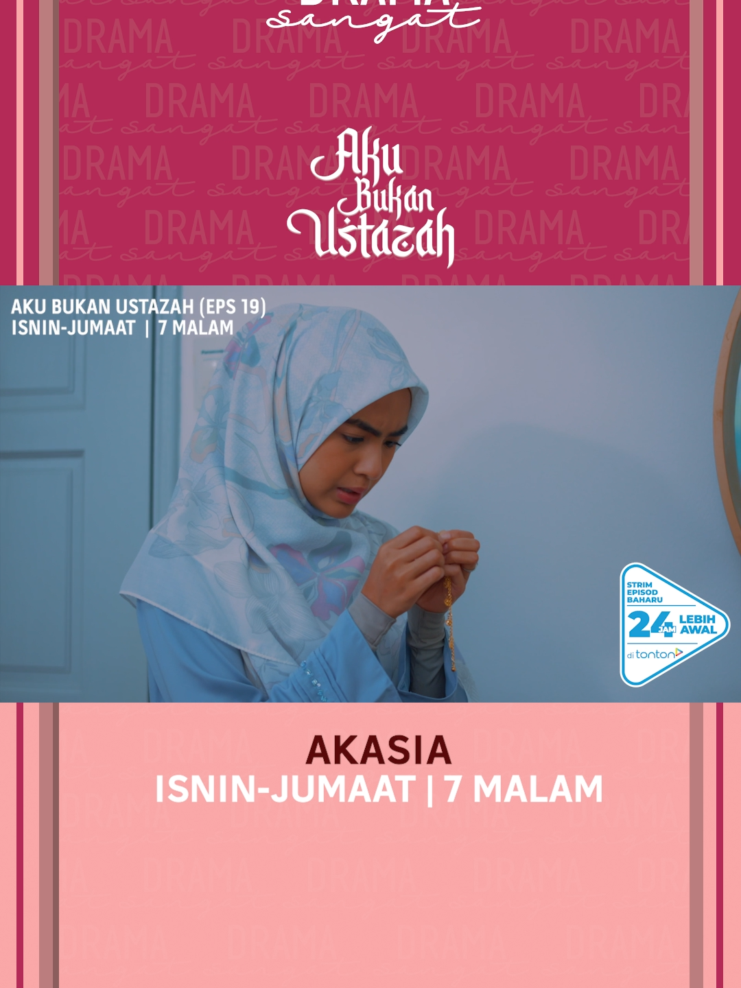 Kantoi lah Omar bawak perempuan lain!  ▶️ #AkuBukanUstazah -> Isnin-Jumaat -> 7malam di TV3! Korang boleh strim episod baharu #AkuBukanUstazah 24 jam lebih awal di Tonton! FENOMENA TERBAHARU AKASIA! ISTIMEWA HANYA RM20 UNTUK 3 BULAN DENGAN KOD DISKAUN TONTONABU20 Dibintangi oleh : @eryshaemyra @hairiwut @zahiriladzim Dibantu oleh : @haneesyahanee @husnamustaffa @shazabae_ @qistinakhaled @fikhreebakar @danial_dashuki @ahmadsyafiq_79 @syadmutalib @razak_ahmad67 @fadilahmansor @azharbsulaiman @masanizan1 Arahah : @ayidonara Terbitan : @globalstationsb @aliaramly @adilaramly #DramaSangat #tv3malaysia #Akasia #AkuBukanUstazah