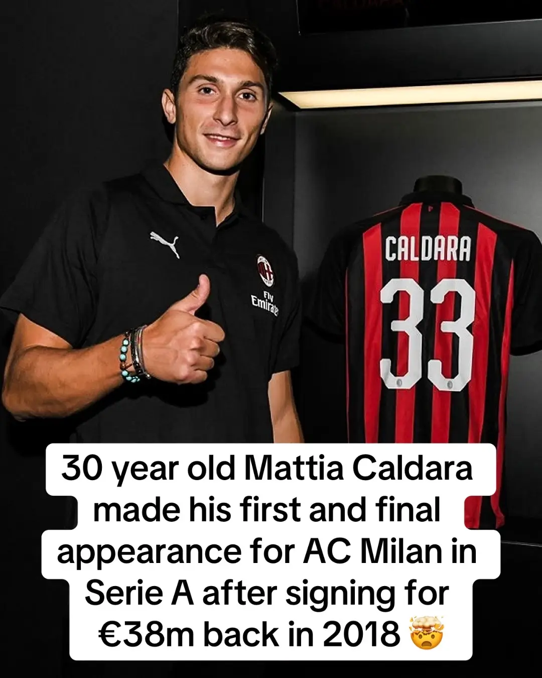 This stat is mental 🤯 #ACMilan #SerieA #Caldara 