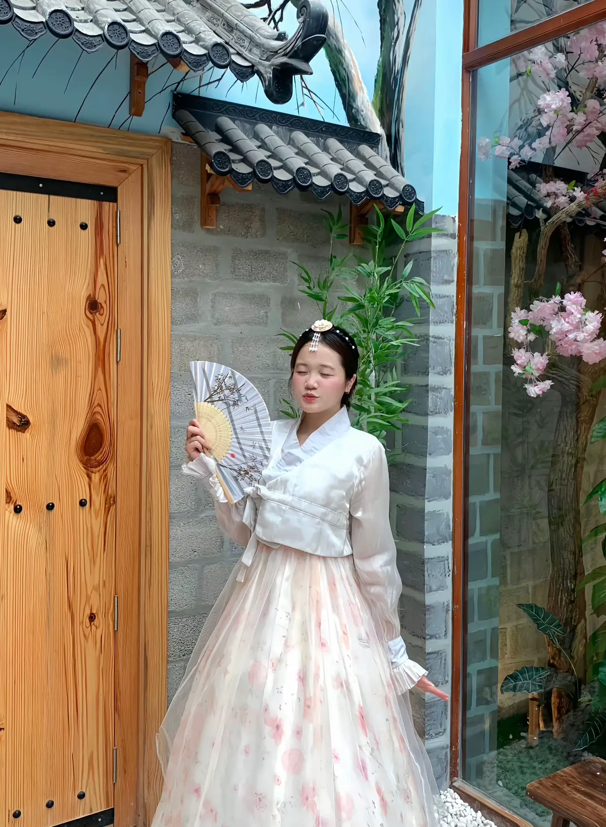 sa rang hê 🫶 #korea #hanbok #fourseasonscoffee #xh #fyp 