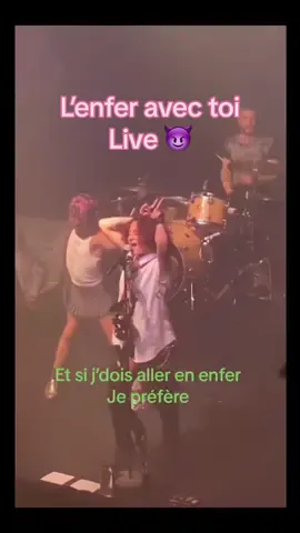 Still not getting over this moment 🥷🩰🎓 ‘l’enfer avec toi’ from our new album 𝑳𝑶𝑽𝑬𝑪𝑰𝑻𝒀 on all platforms ++++ find us @We Love Green dimanche apres midi 🎀🏴‍☠️ #tiktokmusic #luluvantrapp #band #paris #newmusic #lovecity #newalbum #OnTour #live @La Machine Du Moulin Rouge @Backdoor Records 