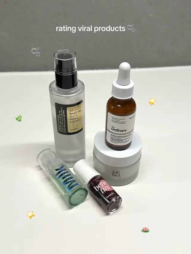 the cream is @Beauty of Joseon btw!! @The Ordinary @COSRX Official @milkmakeup @Benefitnordics 