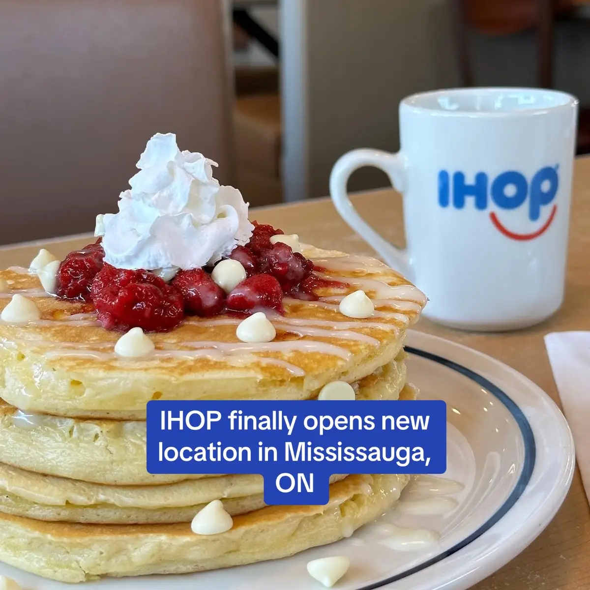 After a long wait, the IHOP Erin Mills location is finally open at 2575 Eglinton Ave. W. in Mississauga, ON #ihop #mississauga #ontario