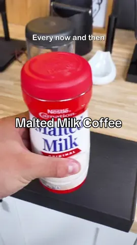 3 ways to use malted milk in coffee Chocolate Malt Cold Foam - 3 tbsp. cream - 2 tbsp. milk - 1/2 tsp. cocoa powder - 1/2 tsp. malted milk powder Coffee Malt - 3 scoops ice cream - 2 tsp. malted milk powder - 2 tsp. instant coffee - 1/2 c. milk Malted Iced Latte - 2 tsp. instant coffee - 2 tsp. malted milk powder - 4 tsp. water - ice - milk #coffee