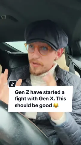Theres a new trend on social media where Gen Z have decided to try and poke the bear that is Gen X. I don’t think they quite realise how foolhardy this is.  Fellow millennials lets sit back with some popcorn as Gen X take Gen Z to church 😂  #genz #genx #generations #tiktoktrend #millennialsoftiktok #fyp #foryourpage #foryoupage❤️❤️ #asyouwere 