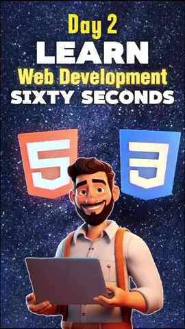learn web development in 60 seconds Day 1 #tech #webdevelopment #webdeveloper #coding #programming #programmerlife 