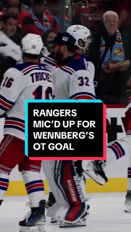 the Rangers are getting used to this overtime winning thing 🚨#NHL #hockey #StanleyCup 