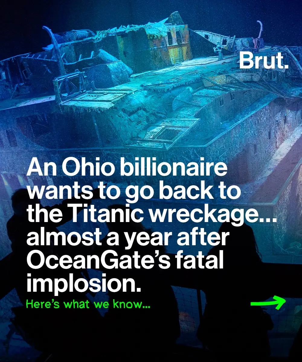 Almost a year after the tragic accident of the Titanic submersible, this Ohio billionaire wants to go back to the wreckage.  Photo: Xavier DESMIER/Getty Images / Jens Schlueter/Getty Images / Scott Eisen/Getty Images