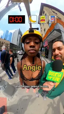 Conestant #1: Angie, Gardenia Deli, Midtown, NY Welcome to Bodega Run, New York’s favorite game show. Contestants have 60 seconds to find and check out with the 3 items told to them at the start. Hosted by @Shaunakg  a show by @Gymnasium  #nyc #bodega #gameshow #bodegarun 