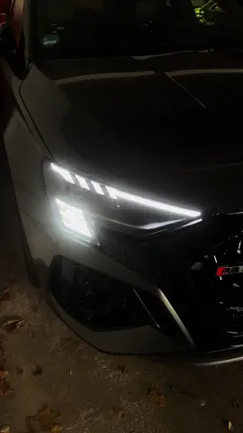 Audi RS3 Lightshow ✨ #audi #rs3 #audirs3 #lightshow #audilightshow #audisport #quattro #amazingcars247 