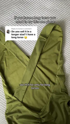 Replying to @Carey we have the minimalist one piece and the crossback one piece in long length for us long ladies! Would also reccommend the one shoulder one piece - we just had someone 6’2 say it fits perfectly 💛 Everything is also very stretchy which helps. #SmallBusiness #femalefounders #swimwear #bestonpiece #mompreneur #millenial #vacation #tallgirls 