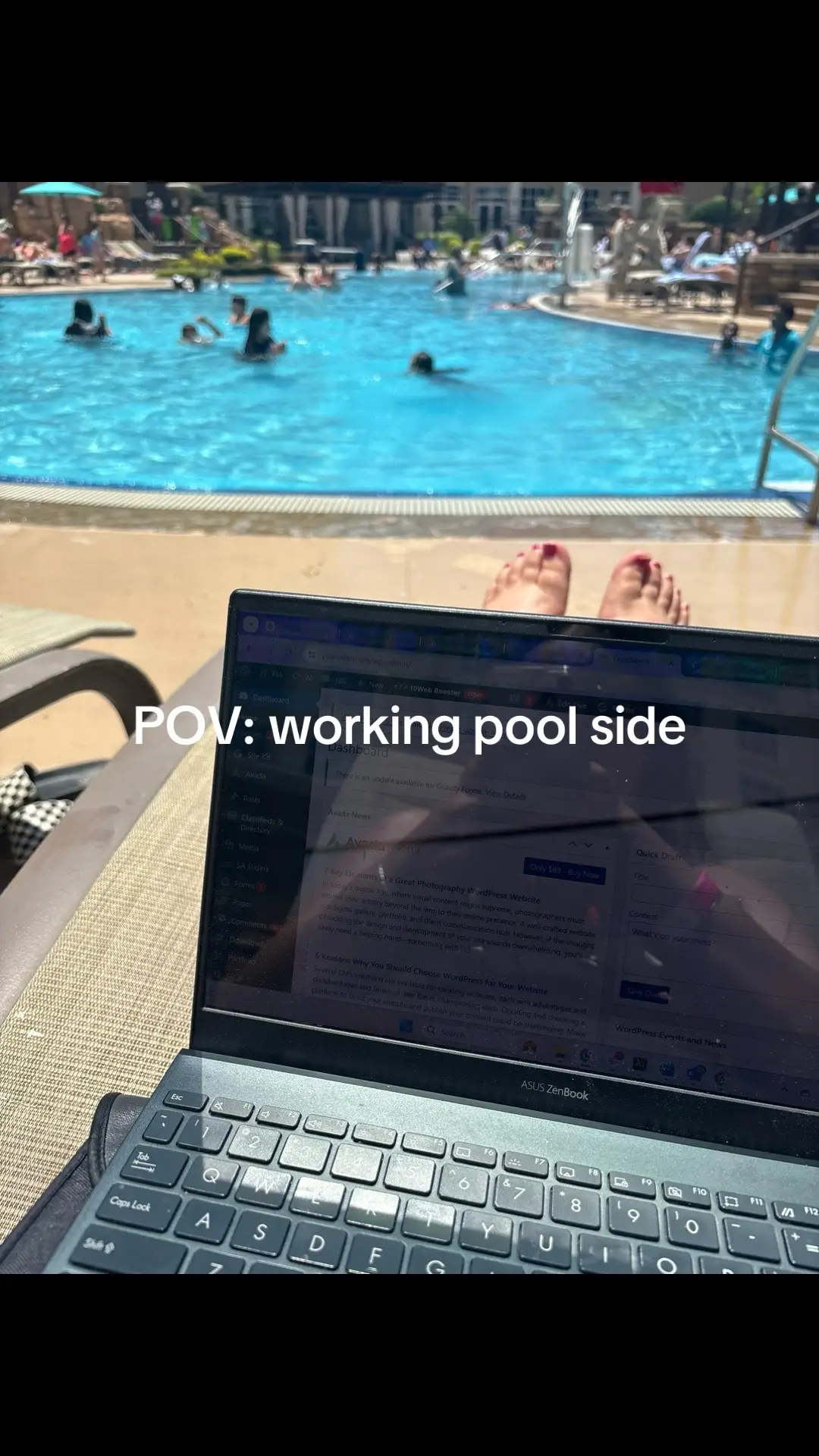 🌤️ #pool #pov 