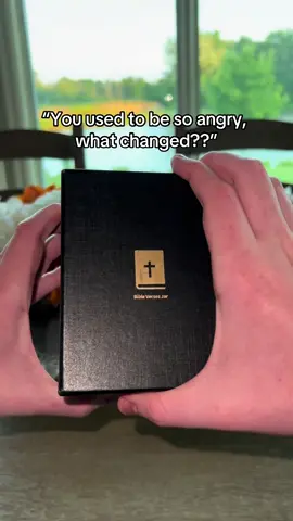 God changed me.