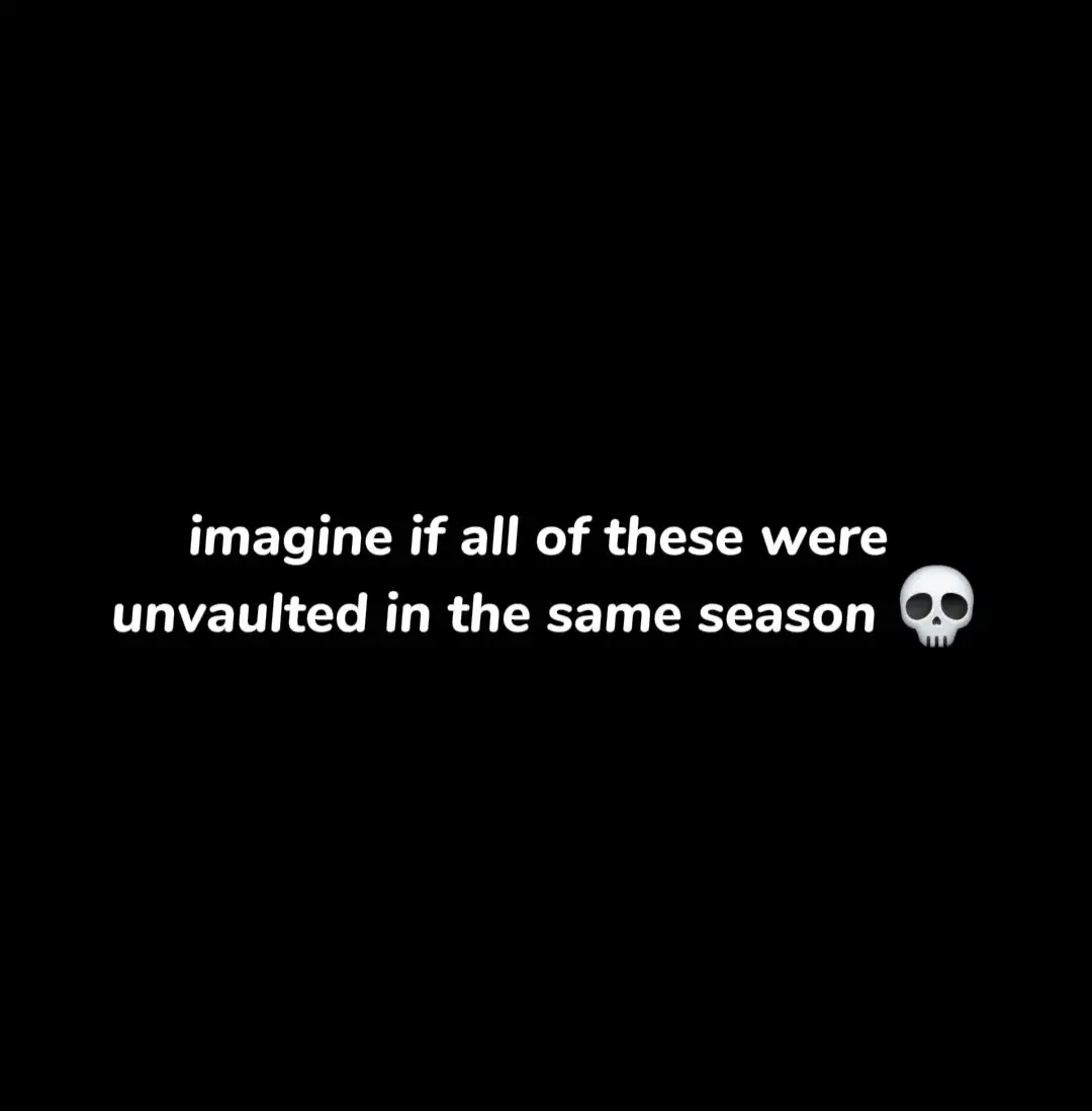 I just want fortnite to make a season were they just let loose and unvault everything #fortnite 