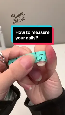 How to measure your nails? #pressonnails #tutorial #nailinspo #LifeHack #measure #measuring #nailsize