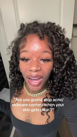 I just feel like we still got a wayyy to go & i’ll have to learn how to maintain the skin once I do achieve it #acnejourney #fy 
