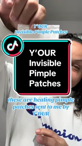They are invisible y’all!!!! They didnt have this when I was growing up!!! 😂😂😂 #invisable #healing #pimplepatches #acnetreatment #reduceinflamation #prevents #scarring #tiktokshop #tiktokshopping #tiktokshopfinds #parati @Y’OUR Skincare 