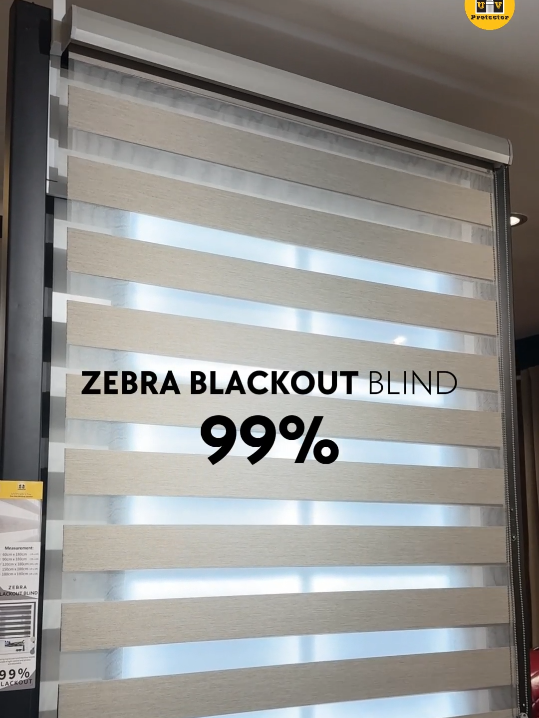 The perfect blend of light and privacy with adjustable level of light🌤 Checkout UVP 99% Blackout Zebra Blind Now!!!  #uvp #curtain #langsir #blackoutcurtain #fyp #readymadecurtain #readystock #langsirblackout #langsirmurah #TikTokShop #malaysia #curtainmalaysia #langsirmalaysia #tiktokmalaysia #foryourpage #sale #tiktokdance #homedecoration #viral