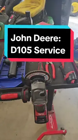 John Deere D105 service #mechanic #smallenginemechanic #smallenginerepair #repair #johndeere #mower #DIY #fyp 
