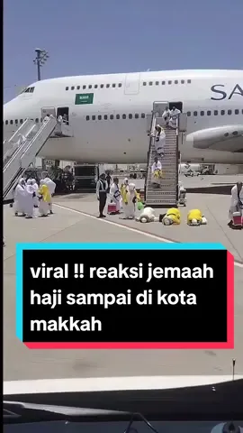 VIRAL !! REAKSI JEMAAH HAJI PERTAMA KALI SAMPAI DI KOTA SUCI MAKKAH #fyp #makkah🕋 #haji2023 #umrah2023 
