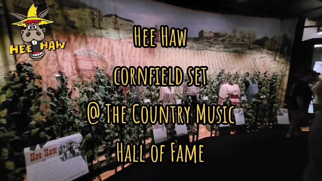 Just when country music was trading its hayseed image for the uptown stylings of the Nashville Sound, Hee Haw proved that old-fashioned, rural comedy still appealed to the public. Created by Frank Peppiatt and John Aylesworth, and produced by Sam Lovullo, Hee Haw debuted on CBS-TV in 1969. Dropped by the network in 1971, it went into syndication for twenty-three years. The show's winning formula of musical variety and corball humor, often presented in this original cornfield set,  endeared it to TV viewers nationwide. #HeeHaw #stringbean #davidakeman #ronistoneman #grandpajones #luluroman #juniorsamples #cornfield #countrymusic #comedy #heehawcountry #countrymusichalloffame #tv #cbs #1969 #syndication #rural #country #br549 #scarecrow #banjo #heehawgang #runlittlerabbitrun #bluegrass #gospel #oldtimeymusic #fypviral #foryourpage #fyppppppppppppppppppppppp #tiktok #photos #fyp 