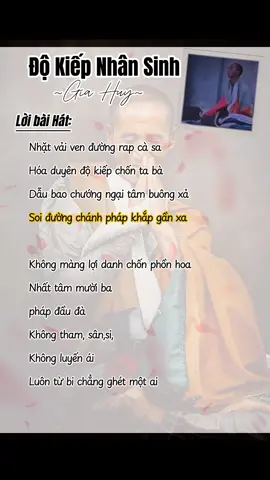 Độ Kiếp Nhân Sinh -Gia Huy- #nhachaymoingay #nhacnaychillphet #tamtrang #nhactamtrang #chill #lyrics #thichminhtue 