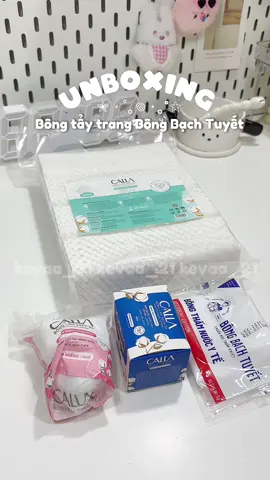 Bông tẩy trang nì xịn lắm mấy ní ơiiii 💋💄 #bongtaytrang #bongtaytrangquocdan #bongtaytrangbongbachtuyet #bongbachtuyet #bongtaytrangcalla #unboxing #xuhuongtiktok #viralvideo #foryoupage 