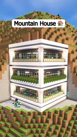 Minecraft Modern Mountain House V2 🏡 #Minecraft 