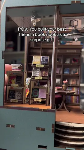 Little diy gift idea for your book loving friends! 🎁  #booknook #DIY #miniature #surprisegift #giftideas #BookTok 