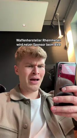 Waffenhersteller Rheinmetall wird neuer Sponsor beim BVB #bvb #dortmund #fussball #bundesliga 