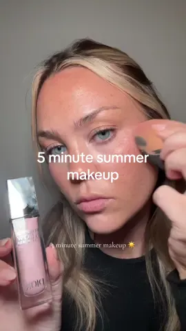 easy, breezy, summer makeup.  #makeup #beauty #fyp #Summer #summermakeup #easymakeup 