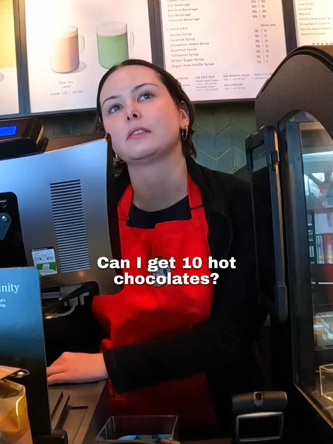 I bought 10 hot chocolates and THIS happened 🥺❤️ #kindness #starbucks #hotchocolate