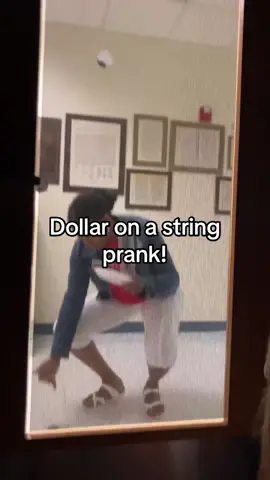 Pranking wildcats! Dollar on string prank💵📚😂 #fyp #foryou #dollar #prank #whs #multimedia #silly #funny #foryoupage #wheeling #wcatmedia #wildcats 