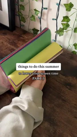 day 5 of sharing fun activities to do this summer 💌 thank you for all the love for this series so far🩷 #thingstodo #summerbucketlist #whattodowhenbored #summer2024 #papercraft #DIY #papercollage 
