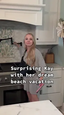 I think she was a little excited! 😂 backstory ::: I surprised Kay with a beach trip for reaching one of her long time goals! She has been so excited because we haven’t been in a long time. She got a bunch of stuff for Ellie to make sure that she was safe for her first beach trip, and I meant a lot of stuff… 😂 Someone is letting us stay in their beach house, and so Kay had no idea what it looked like! That means we get to surprise her! When we got to the community, she was so excited. It reminded her of her favorite neighborhood in Oklahoma, and she couldn’t wait to see the beach house. I went around back and unlocked it and greeted her at the door. She came in and was amazed, It was huge! I watched her roam around and look at each room and it was so funny to see her reaction. I can’t wait to take Ellie down to the beach for the first time and see her reaction to the ocean! #kayandtayofficial #couples #relationships #pregnant #postpartum 