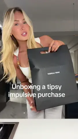 An impulsive/tipsy YSL unboxing 🥲